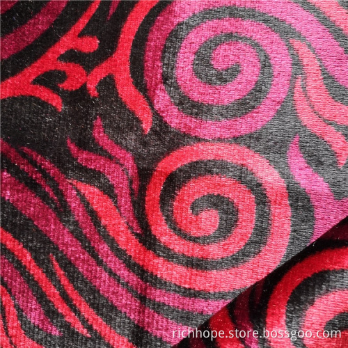Cheap Wholesale Polyester Knitted African Print Fabric